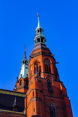 It's Saint Paul and Petr cathedral in Legnica in Poland.