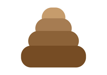 Icono de una cama marrón en fondo blanco.