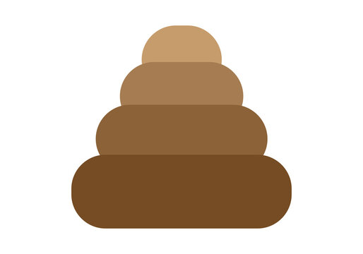 Icono de una cama marr&oacute;n en fondo blanco.