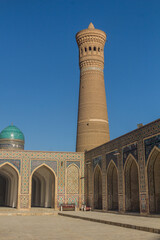 Fototapeta premium Courtyard of Kalyan Mosque in Bukhara, Uzbekistan