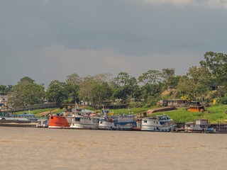 Fototapeta na wymiar Port of Amazon River