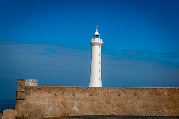 Lighthouse Rabat built in 1920 - National Historic Heritage Site of Morocco