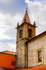 Fototapeta premium The church in the Toural square of Guimaraes, Portugal. UNESCO World Heritage