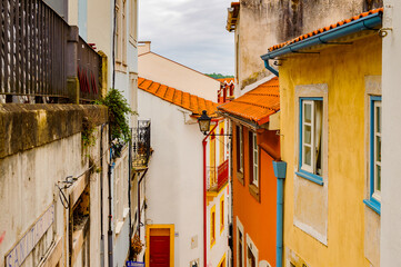 Architecture of the Historic center of Coimbra, Portugal. World Heritage site by UNESCO since 2013
