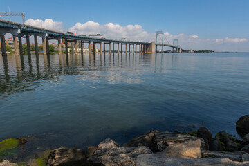 Throgs Neck Bridge on the view 