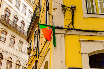 Architecture of the Historic center of Coimbra, Portugal. World Heritage site by UNESCO since 2013