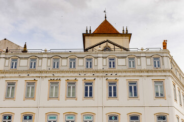 Obraz premium Architecture of the Historic center of Coimbra, Portugal. World Heritage site by UNESCO since 2013