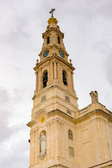 Basilica of Our Lady of the Rosary, Sanctuary of Fatima, Portugal. Important destinations for the Catholic pilgrims and tourists