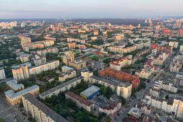 Aerial view of Yekaterinburg, Russia