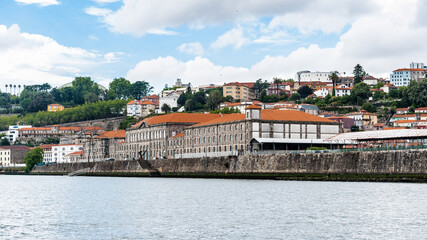It's Valley Douro, UNESCO World Heriatge site. View from the River Douro, one of the major rivers...