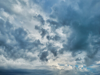 Dark rain clouds in the sky, it is going to rain