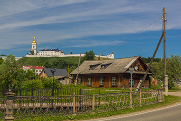 View of Tobolsk with its Kremlinr, Russia