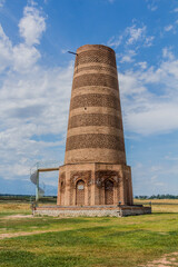 Burana tower, stump of a minaret, Kyrgyzstan