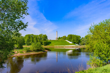 It's River and an obelisk above it
