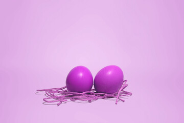 Purple eggs
