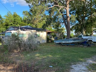 old abandoned car and RV