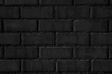 Muro de ladrillos negro, tochos color hollín 