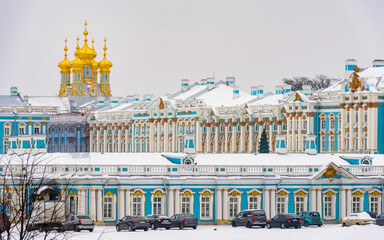 It's Architecture of Tsarskoye Selo (Pushkin), 25 km south-east of St. Petersburg, Russia.