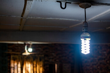 power saving bulbs on, electricity in africa