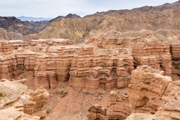 Fototapeta premium Charyn Canyon of Sharyn River in Kazakhstan