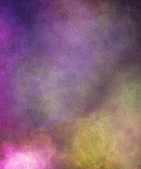 Cosmos concept background raster illustration. 