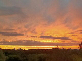 Abendrot über Berlin