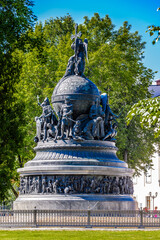 It's Millennium of Russia monument , Historic Monuments of Novgorod and Surroundings, UNESCO World...