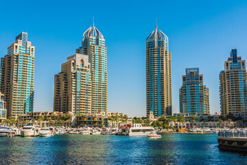 Fototapeta na wymiar Dubai Marina, Dubai, United Arab Emirates