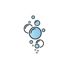 Bubble  icon vector