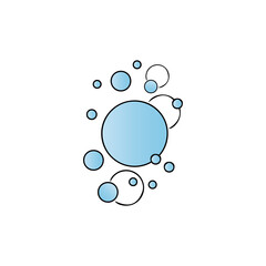 Bubble  icon vector