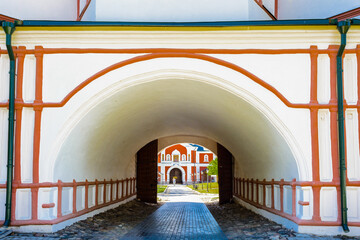 It's Valday Iversky Monastery, a Russian Orthodox monastery founded by Patriarch Nikon in 1653....