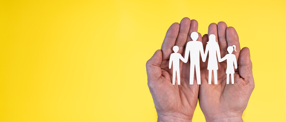 Concept of family insurance