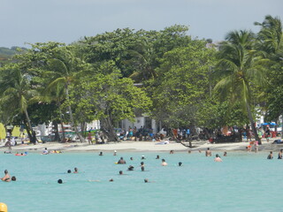 Guadeloupe Sainte Anne sa plage du centre