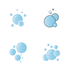 Bubble  icon vector