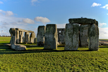 Naklejka premium iconic Stone Henge in Wiltshire England