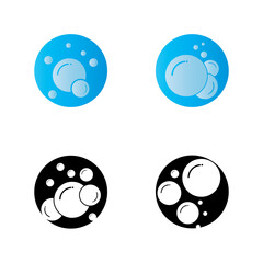 Bubble  icon vector