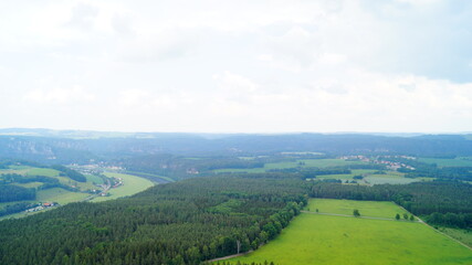 Blick über die Sächsische Schweiz