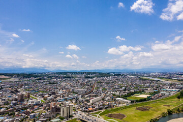 Fototapeta na wymiar 東京都多摩市方面の空撮写真_06