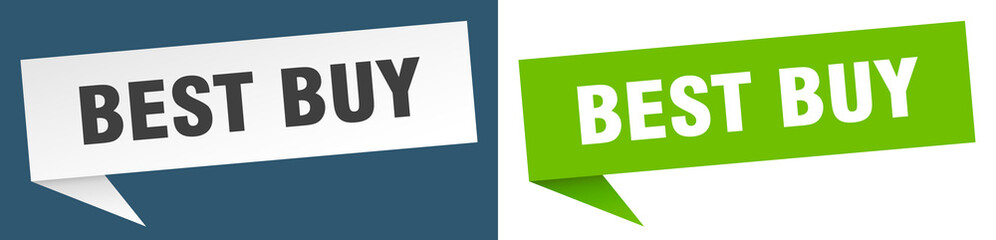 best buy banner. best buy speech bubble label set. best buy sign