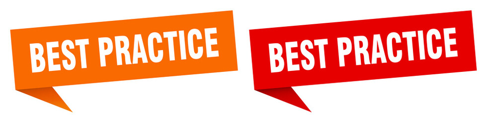 best practice banner. best practice speech bubble label set. best practice sign