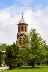 Part of the Arges Monastery, a Romanian Orthodox monaster in Curtea de Argeș, Romania
