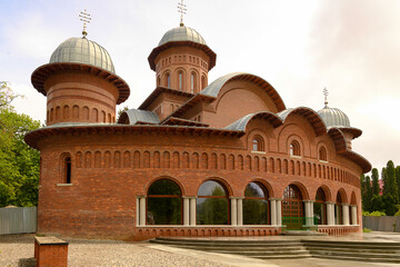 Fototapeta na wymiar Arges Monastery, a Romanian Orthodox monaster in Curtea de Argeș, Romania