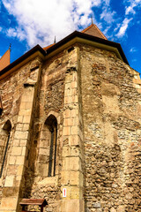 Obraz premium Corvin Castle, a Gothic-Renaissance castle in Hunedoara, Romania. One of the largest castles in Europe
