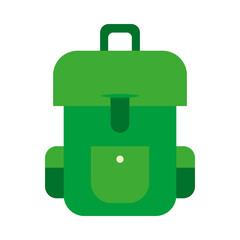 travel bag flat style icon vector design