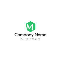m logo design vector