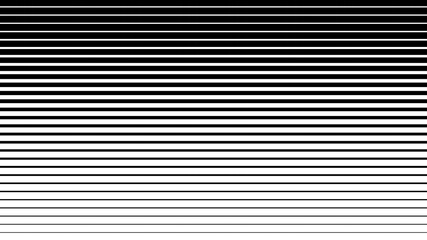 Striped monochrome background. Black straight lines from thick to thin.Stripe texture.
