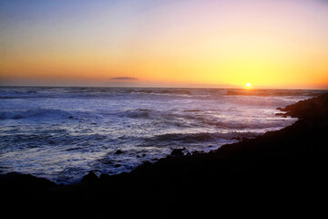 Obraz premium Beach Sunset- Ventura, CA
