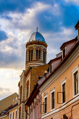 Fototapeta na wymiar Architecture of Brasov, one of the main cities of Romania