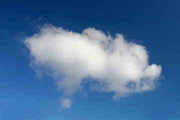 Blue sky and beautiful clouds. 