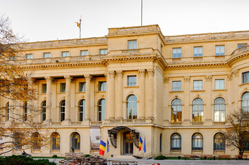 Fototapeta na wymiar National Museum of Art of Romania, Bucharest, Romania